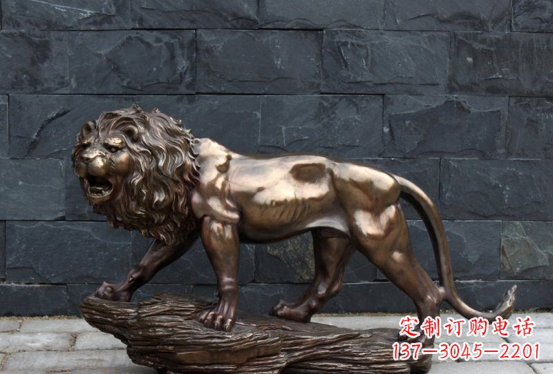 常州高雅雕刻—狮子铜雕塑
