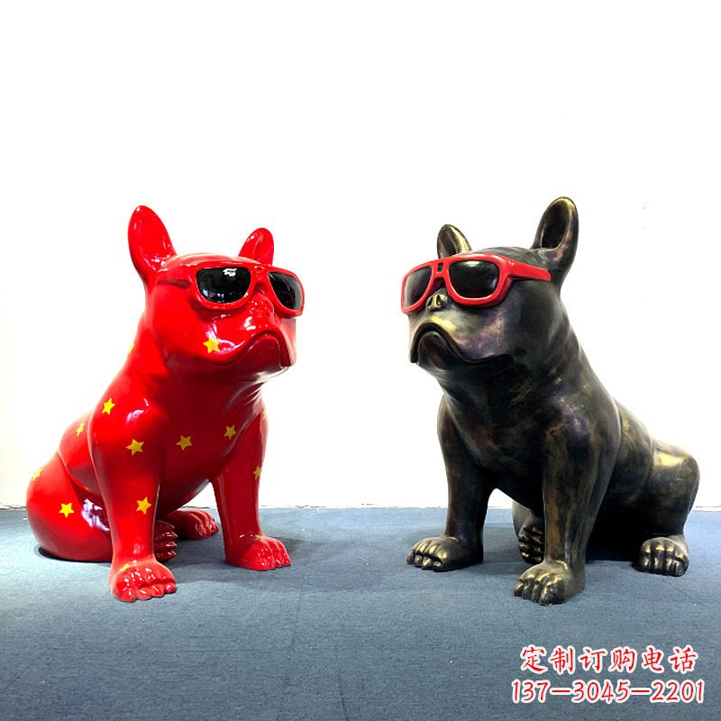 常州斗牛犬雕塑摆件
