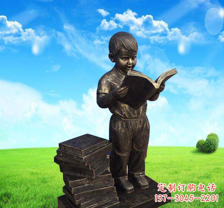 常州记忆中的男孩——铜雕塑