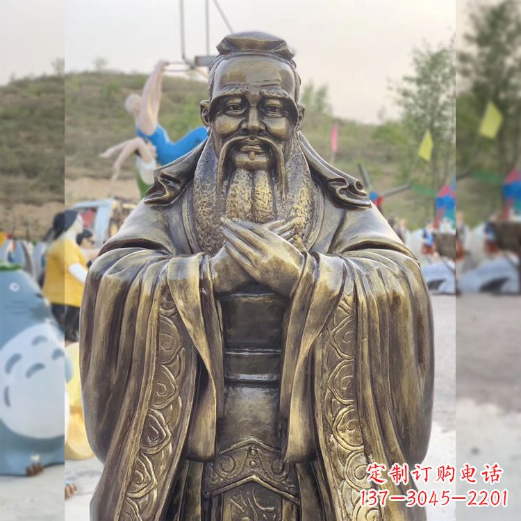 常州中领雕塑贵族——伟大的孔子雕塑