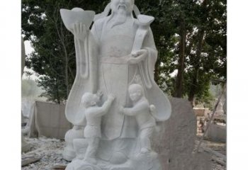 常州大理石财神雕塑——守护家庭繁荣