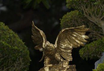 常州精美大鹏展翅老鹰铜雕