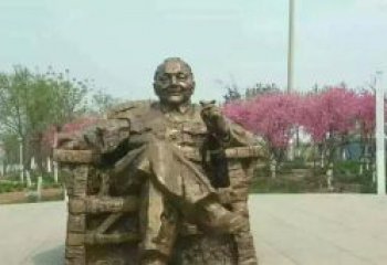 常州中领雕塑邓小平坐式铜雕