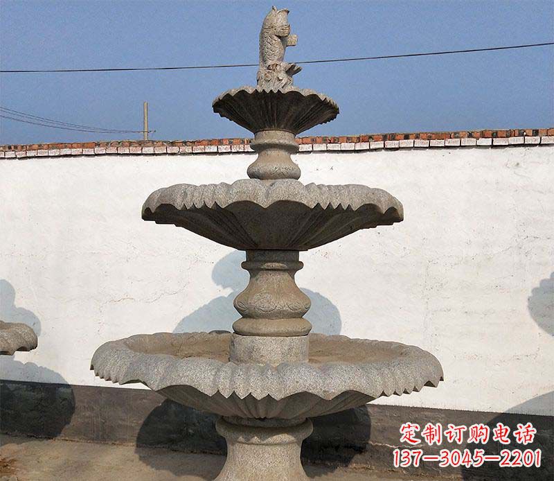 常州多层喷泉石雕