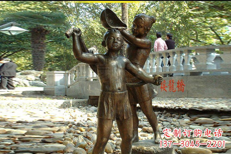常州优雅可爱的儿童雕塑