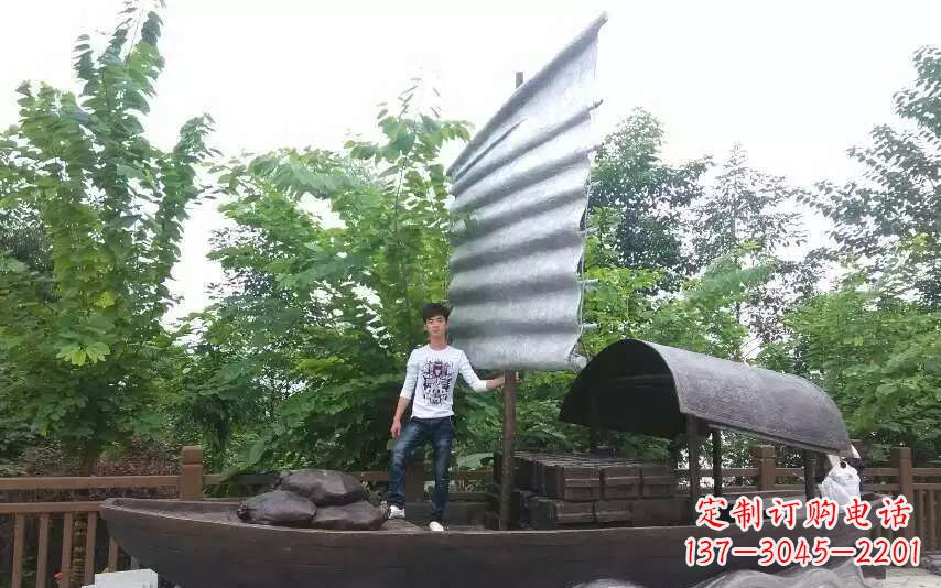 常州高品质帆船铜雕
