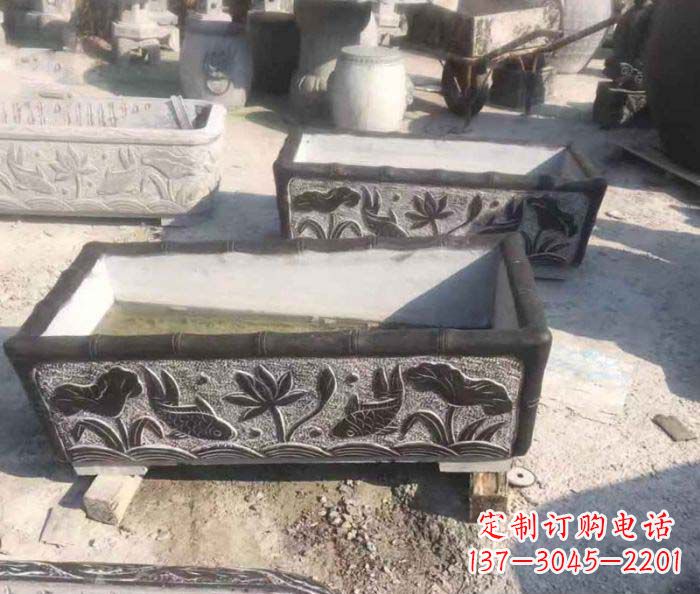 常州方形仿古石水缸