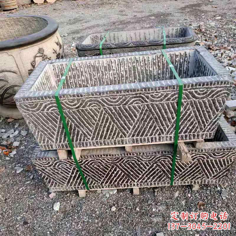 常州方形手工雕刻石槽