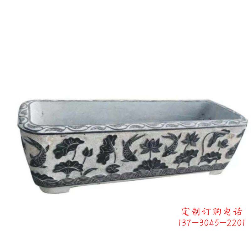 常州方形水缸石雕