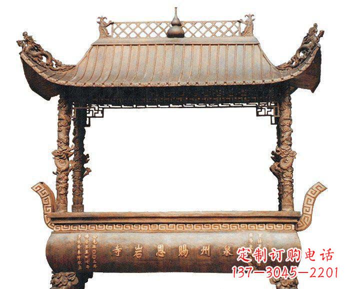 常州精美香炉铜雕