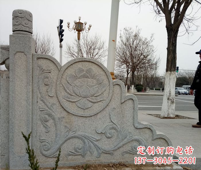常州仿古护城河石栏板