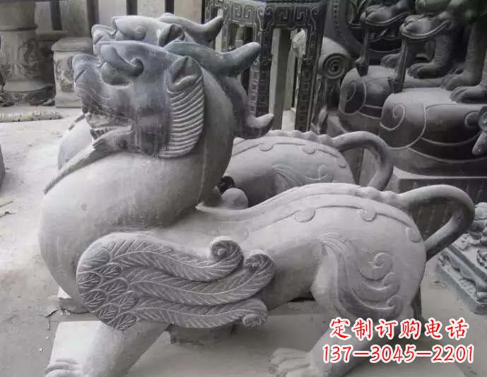 常州仿古貔貅石雕 (2)