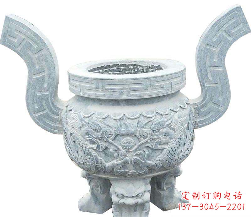 常州精美仿古香炉石雕