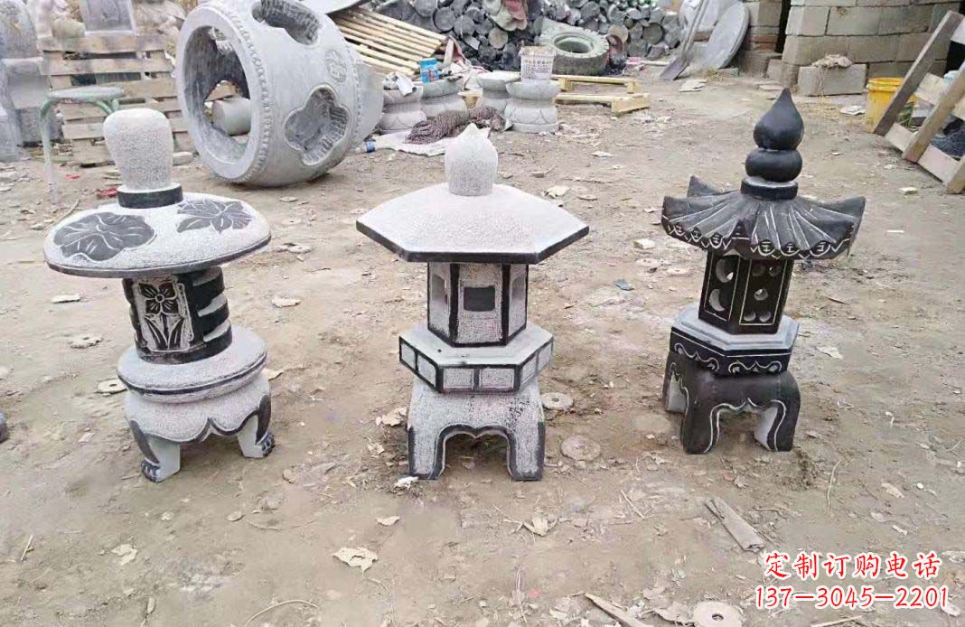 常州传统仿古石灯雕塑