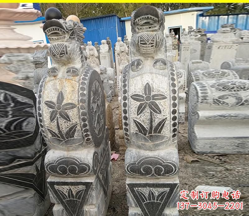 常州仿古石门墩雕塑