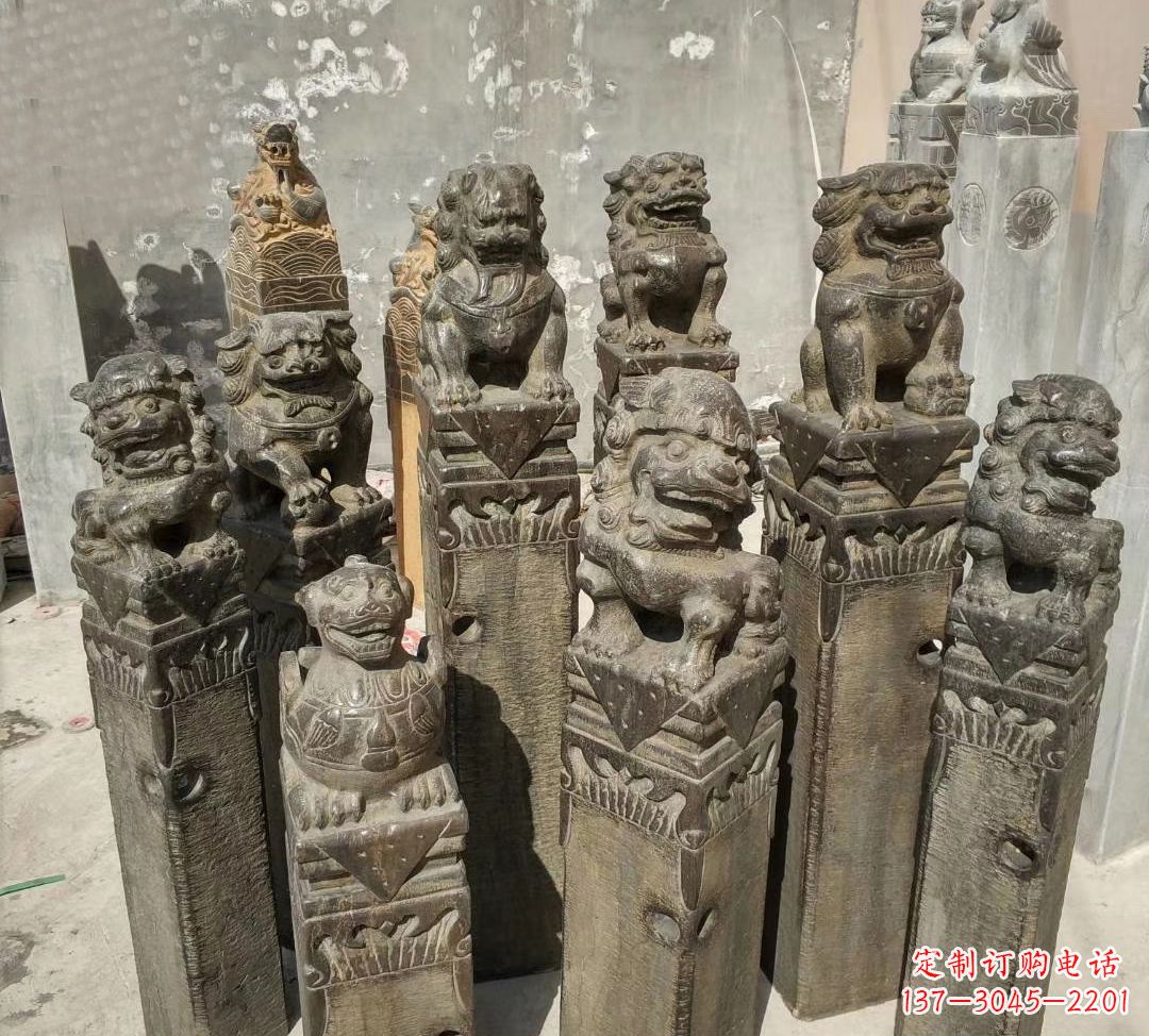 常州仿古马雕塑,高端定制艺术石雕