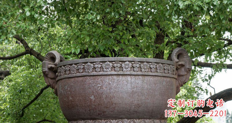 常州中领雕塑仿古水缸铜雕