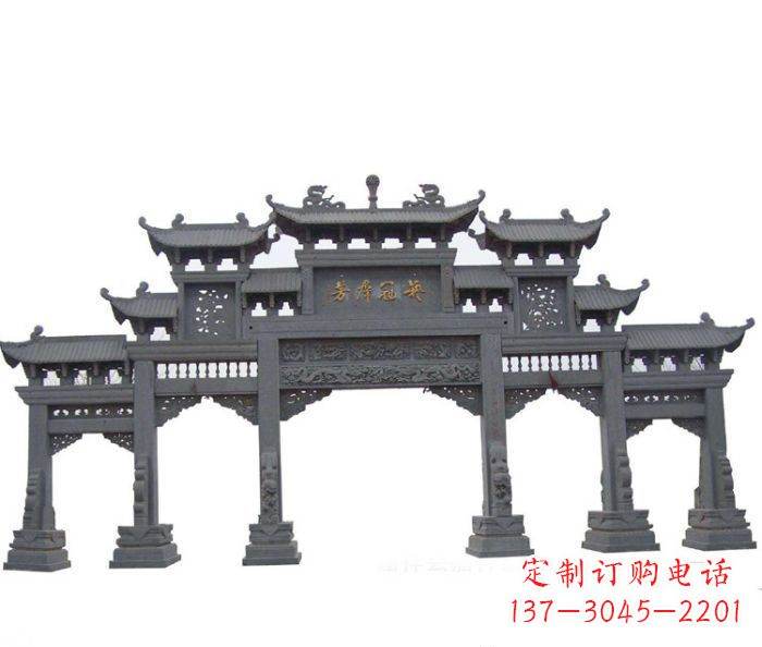 常州产品名称仿古牌坊石雕