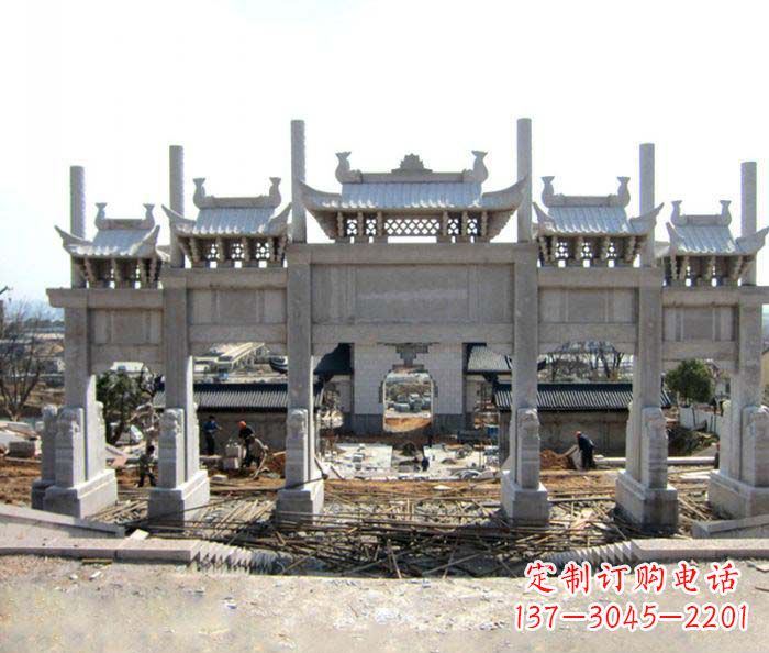 常州仿古牌坊雕塑，定制专属你的古典魅力