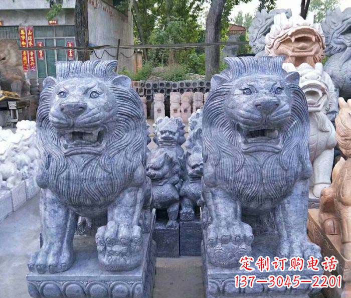 常州仿古欧式石雕狮子