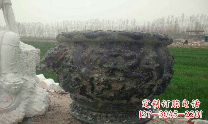 常州仿古圆形水缸石雕