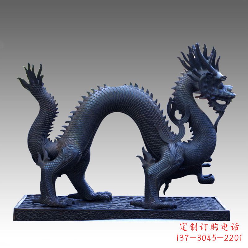 常州古典风格神龙铜雕