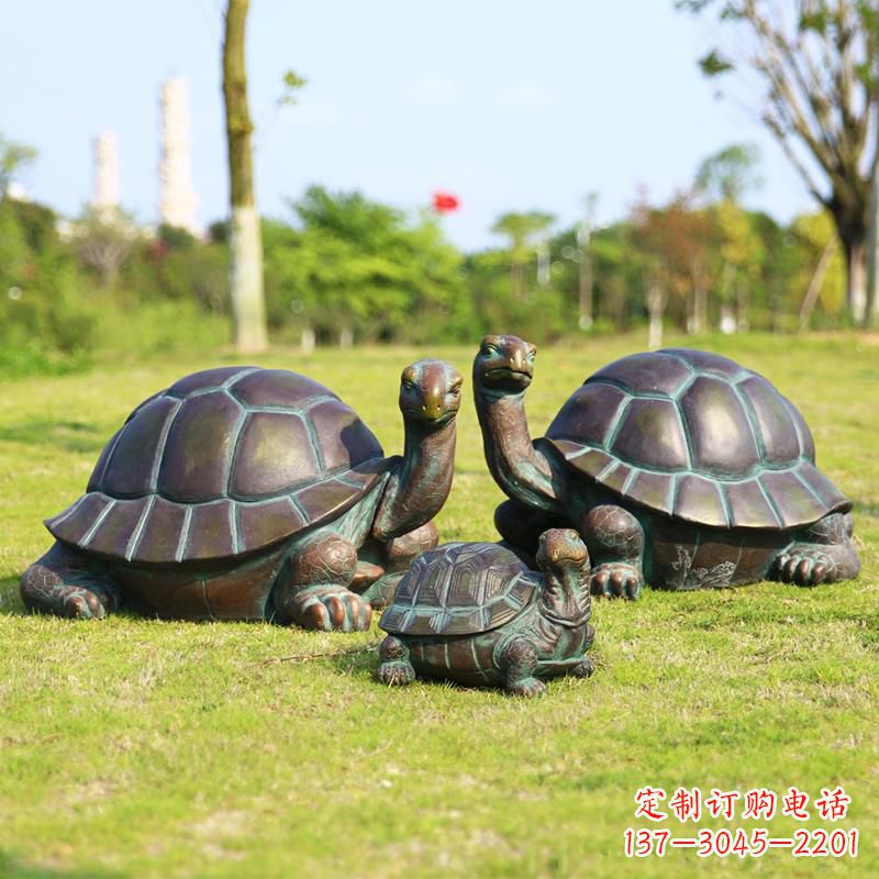 常州仿铜做工精美的乌龟雕塑摆件