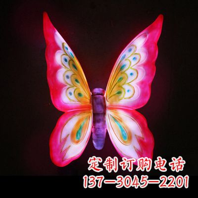 常州定制发光蝴蝶雕塑