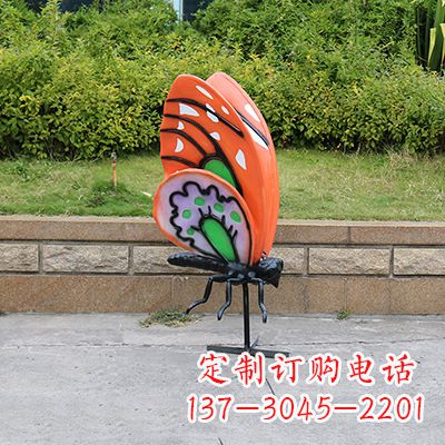 常州仿真蝴蝶_大号蝴蝶红色款116x75x160