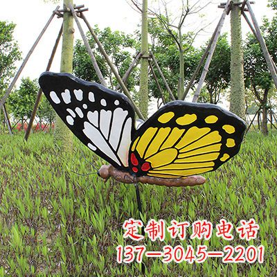 常州 黄白黑款蝴蝶雕塑