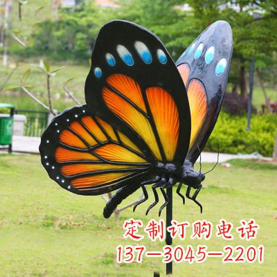 常州黄色蝴蝶雕塑