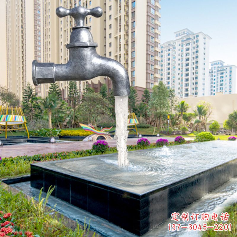 常州仿真水龙头流水喷泉