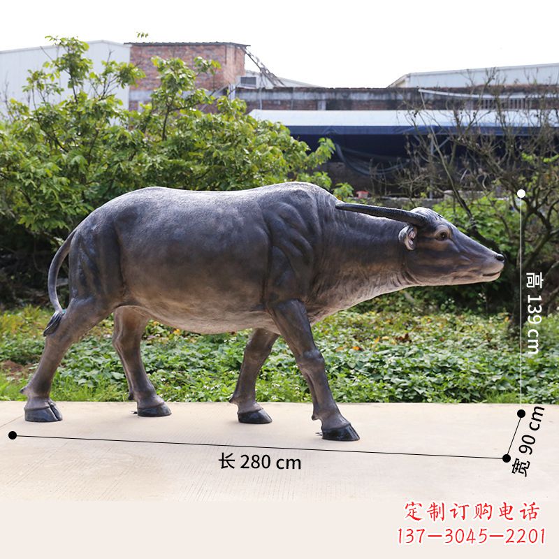 常州仿真水牛雕塑