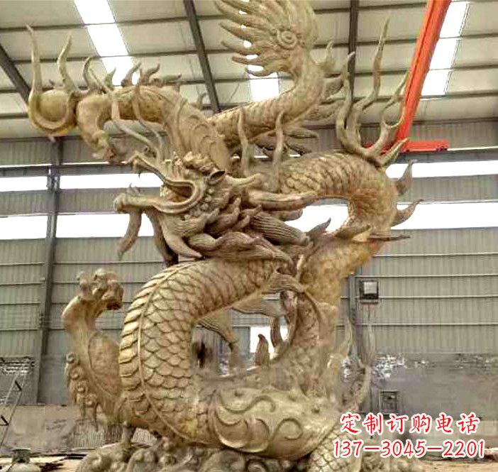 常州精美铜龙雕塑