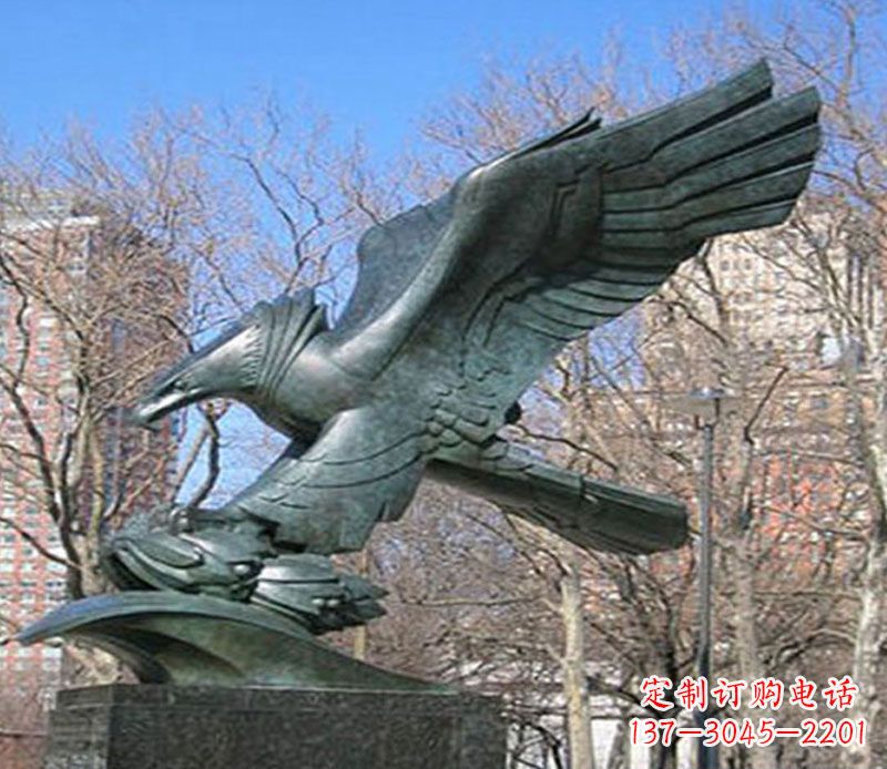 常州飞鹰石雕动物景观雕塑
