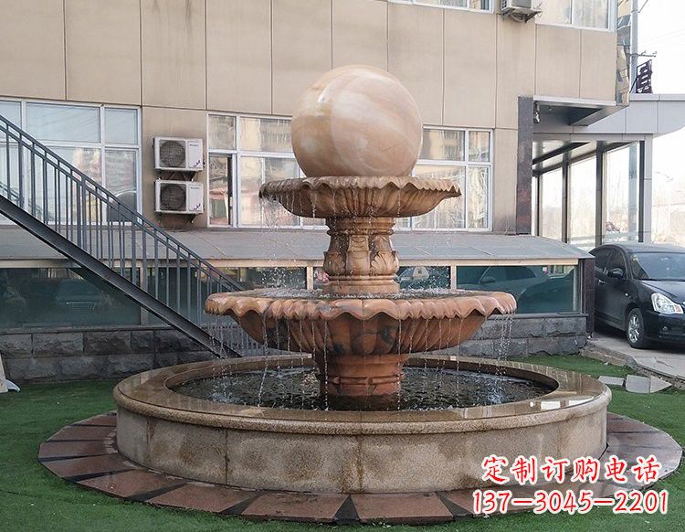 常州风水球喷泉石雕 (2)
