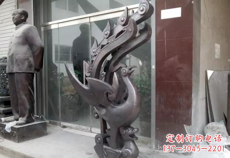 常州凤凰貔貅铜雕