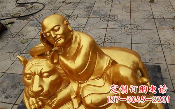 常州伏虎罗汉铜雕，古典美学与艺术的完美结合