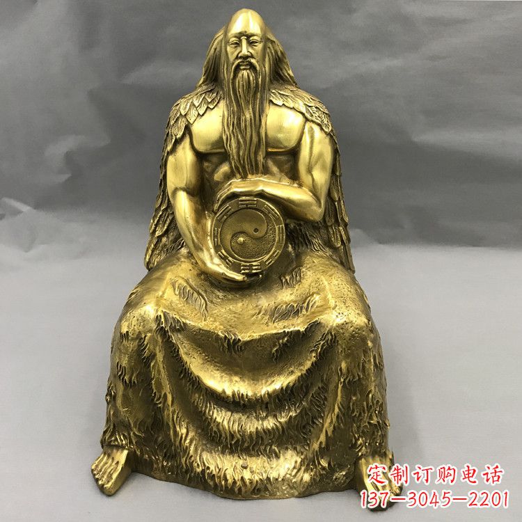 常州伏羲·神话传说铜雕塑