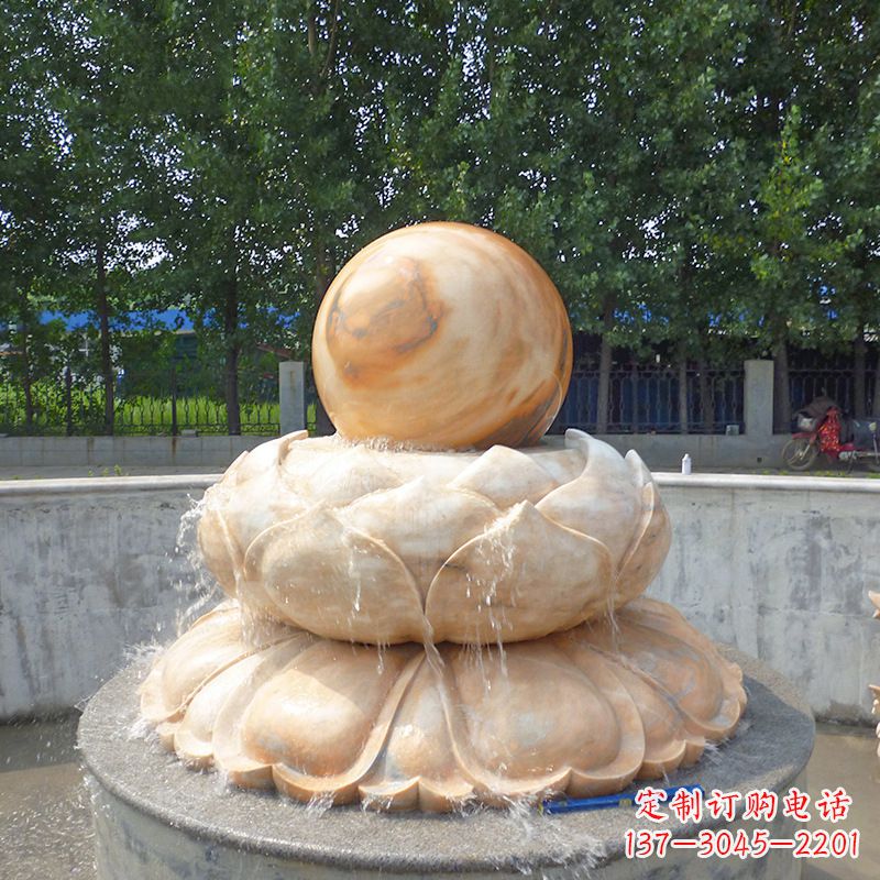 常州高档石制风水球雕塑让您的空间充满风水之力