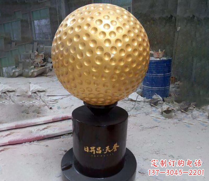 常州高尔夫球铜雕