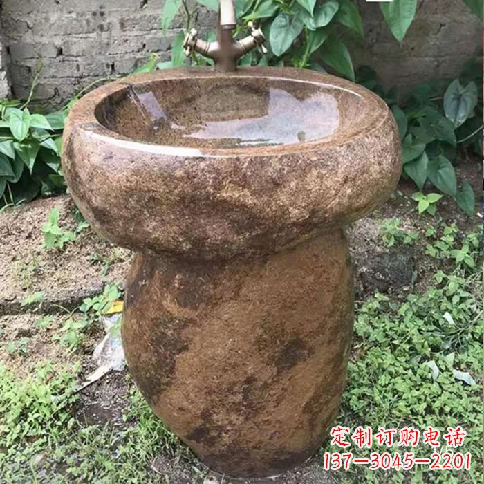 常州精美手雕石花盆,传承古典品位