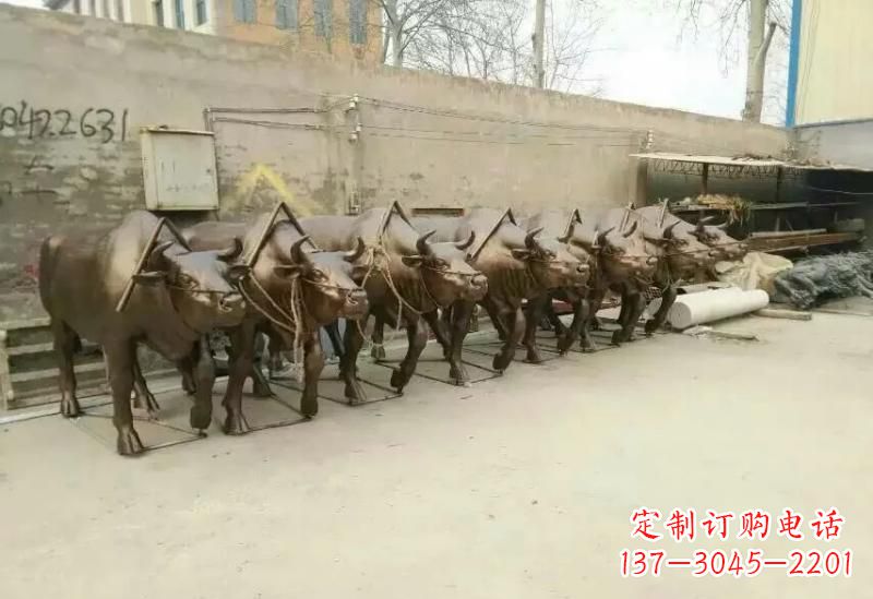 常州耕牛雕塑