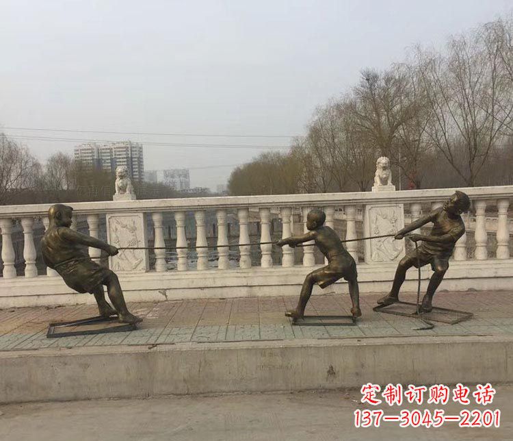 常州中领雕塑 | 铜雕像,营造欢乐的童年回忆