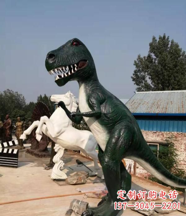 常州玻璃钢仿真恐龙雕塑