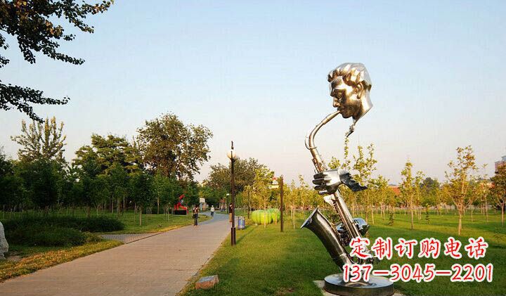 常州不锈钢萨克斯抽象雕塑