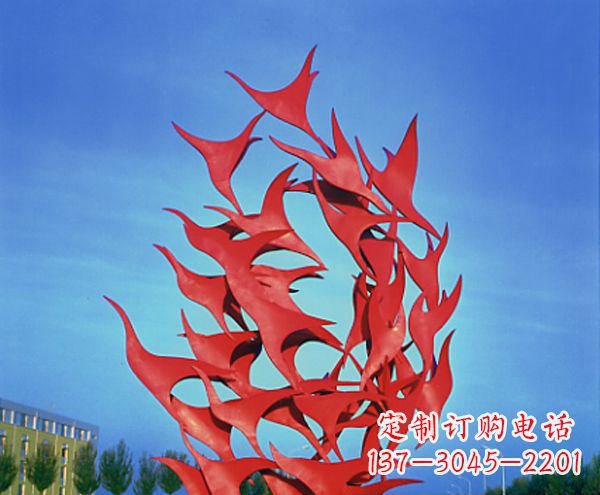 常州立体不锈钢大雁雕塑