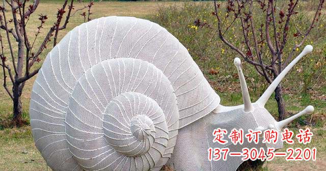 常州抽象不锈钢蜗牛雕塑
