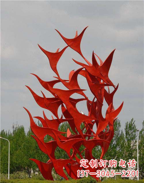 常州不锈钢天鹅雕塑,唤醒公园景观