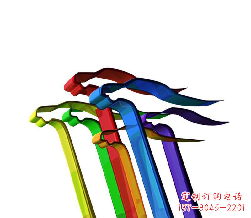 常州欣赏性强的不锈钢飞翔飘带景观雕塑